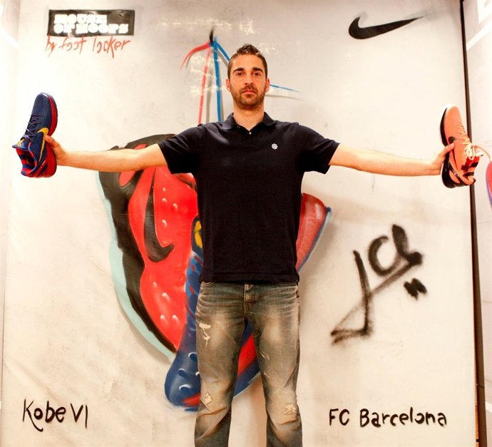 Juan Carlos Navarro (Barcelona) Con Las Nike Kobe VI