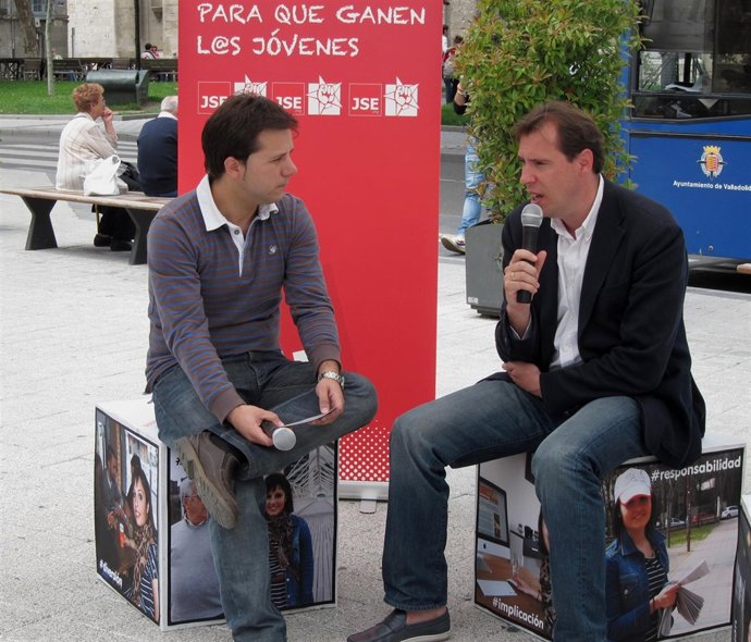 Óscar Puente Y El Dirigente De JSE Francisco De La Iglesia