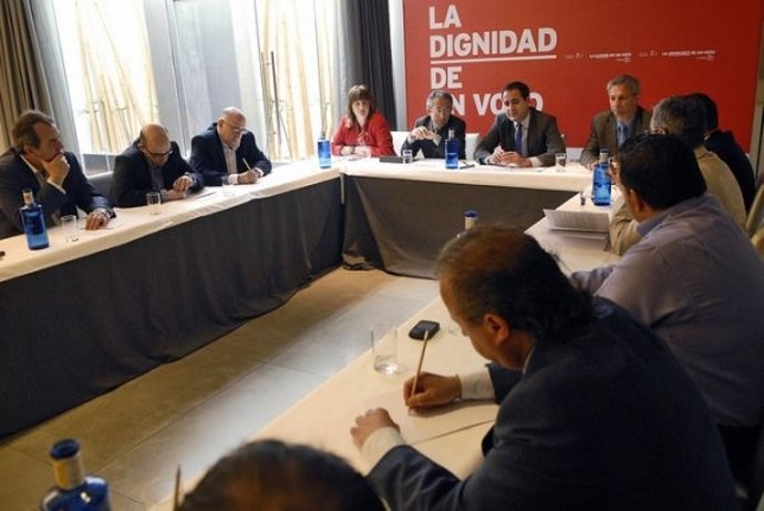 Durante La Reunión Con Los Autónomos 