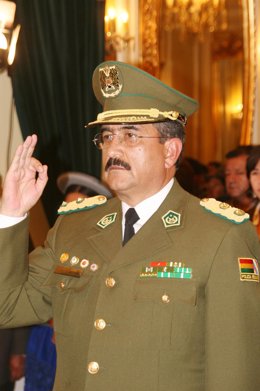 El Nuevo Jefe De La Policia De Bolivia, Renato Santiesteban Claure.