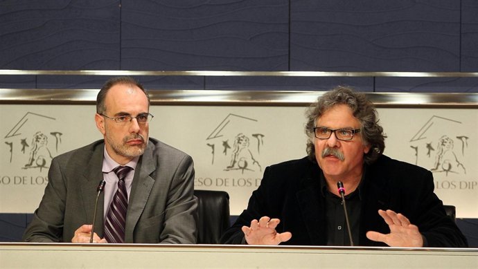 Joan Ridao y Joan Tardà (ERC) en el Congreso