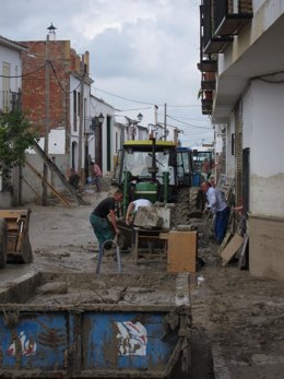 Efectos De La Lluvia En Cañete De Las Torres (Córdoba)