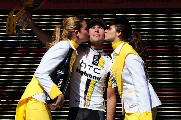 Mark Cavendish En El Podio