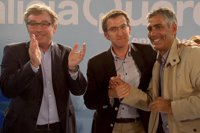Feijóo acusa a Zapatero de venir a Galicia sólo "a pedir el voto" y llama a "echarlo" de los ayuntamientos