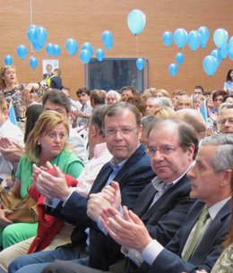 Juan Vicente Herrera, Flanqueado Por Antonio Silván Y Emilio Gutiérrez