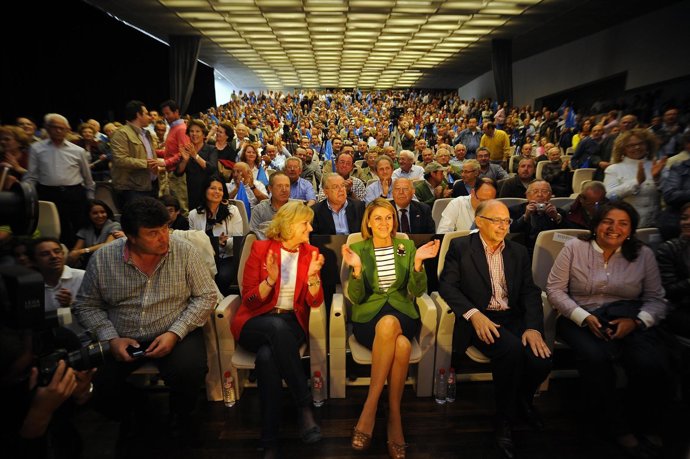 Cospedal Y Camrne Bayod En Mitin En Albacate