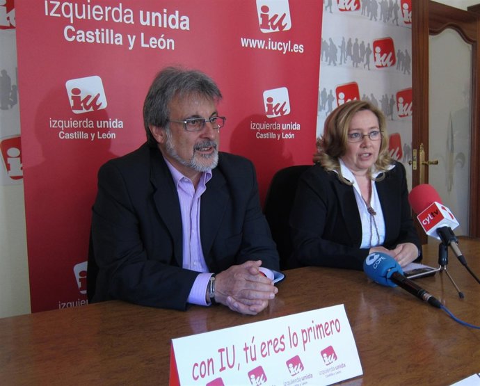 Rueda De Prensa De Balance De Campaña De IU Castilla Y León.