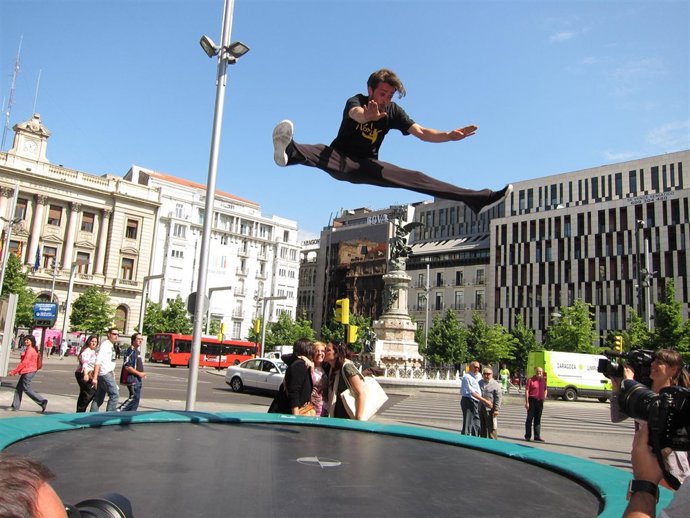 Allué, Santos Y Sevilla (PAR), En El Último Acto De Campaña