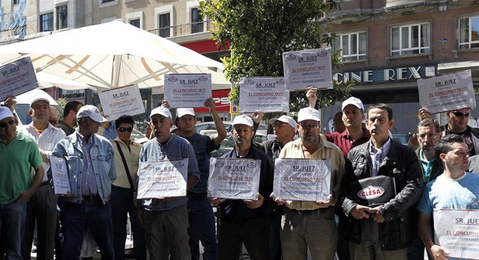 Trabajadores De Royne Y Clesa Se Manifiestan En Madrid