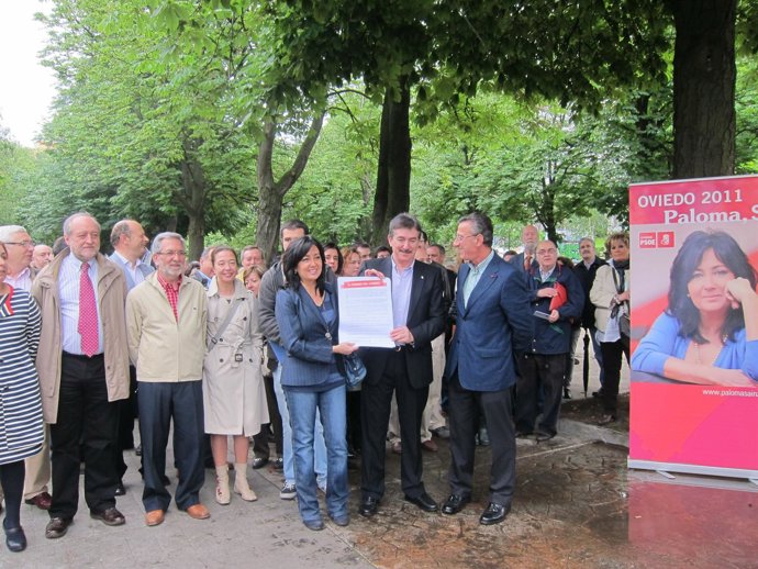 Paloma Sainz En El Cierre De Campaña