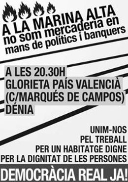 Cartel De La Convocatoria Para Este Viernes