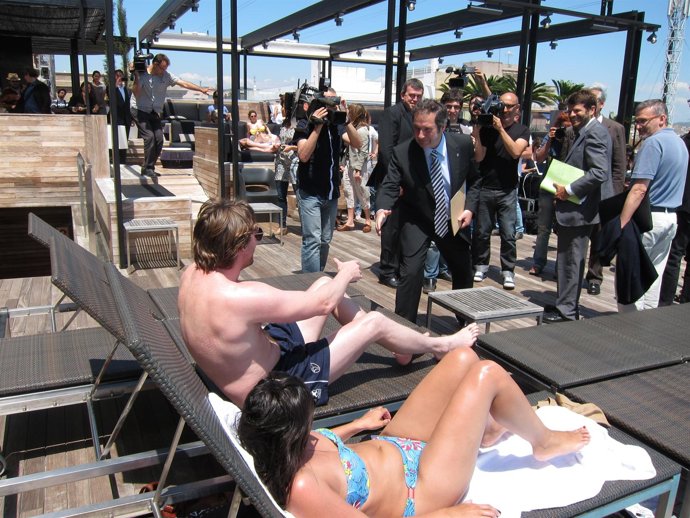 Jordi Hereu (PSC) En Campaña Electoral