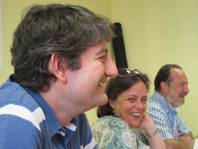 Carlos Ollero, Henar Moreno Y Jesús Cámara, IU