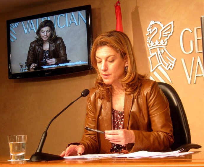 Paula Sánchez De León En Rueda De Prensa