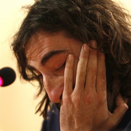 Fotografo Manu Brabo A Su Llegada A Madrid