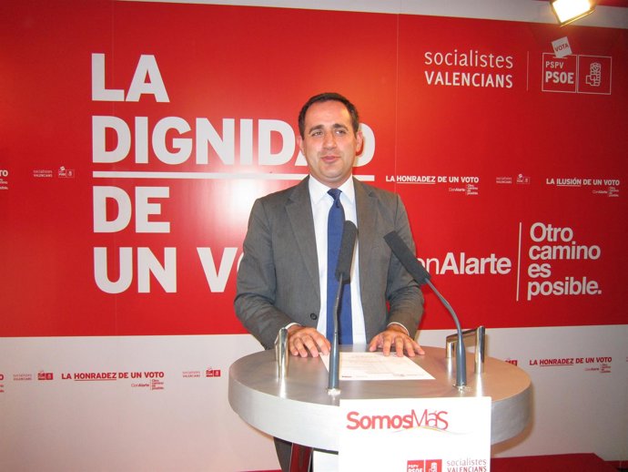 Jorge Alarte En Rueda De Prensa