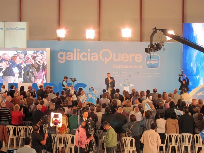 Feijóo En Un Mitin En Ferrol