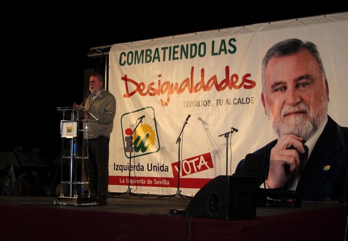 Torrijos En Su Acto De Cierre De Campaña.