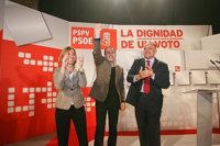 Chacón dice que en la Comunitat es más importante votar porque "el mayor cómplice de corrupción es indiferencia"