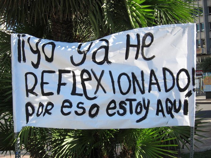 Pancarta Del 15M En Valencia