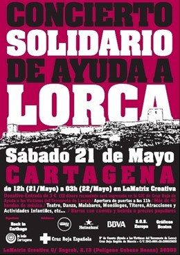Cartel Del Concierto Solidario Con Lorca