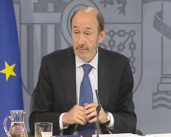Rubalcaba:"Las fuerzas de seguridad actuarán en función de las circunstancias"