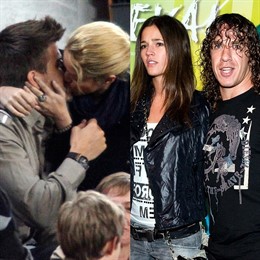 Montaje Shakira Y Piqué Vs Puyol Y Malena Costa