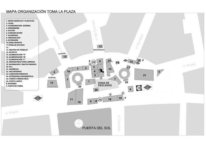 Plano De Acampados En Sol Del Sábado