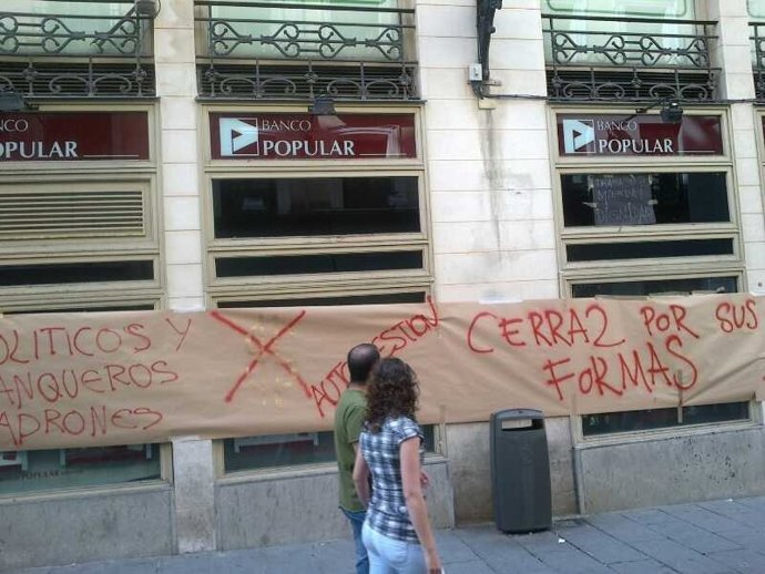 Acampada Sol Contra Los Banqueros