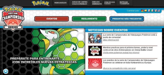 Página Web De Los Campeonatos Pokemon 