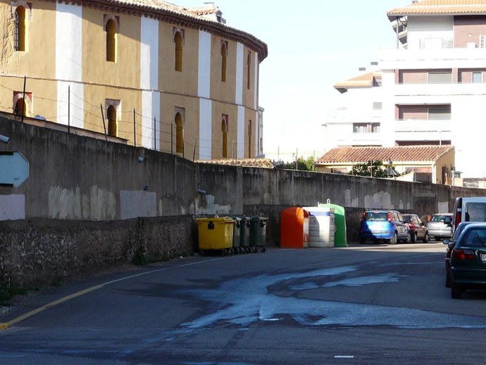 Zona Posterior De La Plaza De Toros De Calatayud Donde Se Ejecutarán Obras