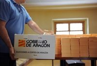 Las 2.195 mesas electorales de Aragón se constituyen con normalidad
