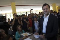Rajoy espera que sea una jornada de votación "mayoritaria"