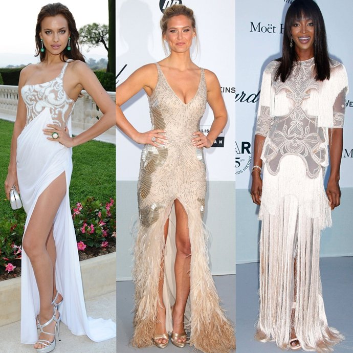 Montaje Irina Shayk, Bar Rafaeli Y Naomi Campbell