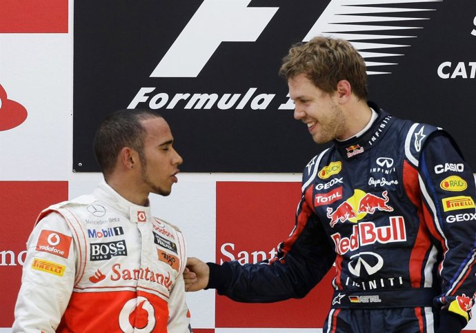 Sebastian Vettel Y Lewis Hamilton