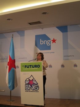 La Secretaria De Organización Del BNG, Montse Prado.