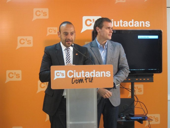 Jordi Cañas Y Albert Rivera (C's)