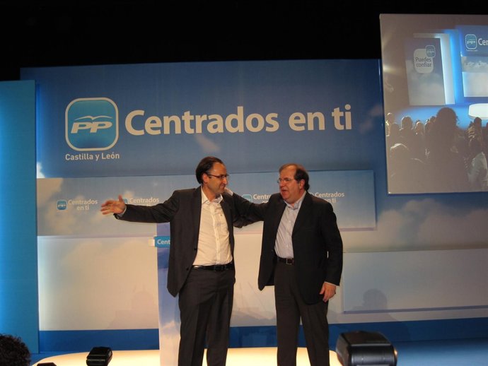 Alfonso Polanco PP En Palencia En Un Mitin Con Herrera