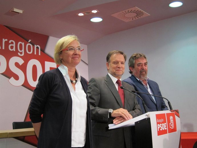 Eva Almunia, Marcelino Iglesias Y Juan Alberto Belloch