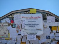 El único detenido en el desalojo del campamento pide apoyo al movimiento en la causa sobre su responsabilidad penal