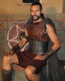 El Actor Roberto Enríquez, De La Serie 'Hispania', Caracterizado Como Viriato