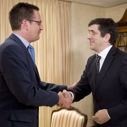 Reunión entre Patxi López y Antonio Basagoiti
