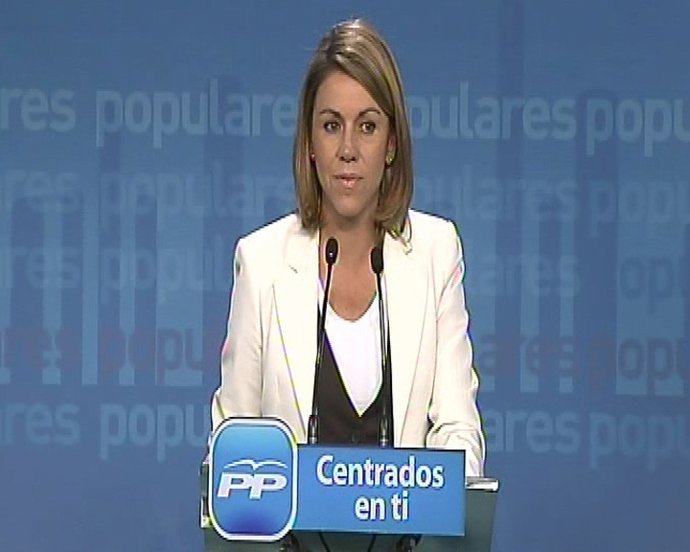 Cospedal pide "responsabilidad" al PSE y que no apoye a Bildu