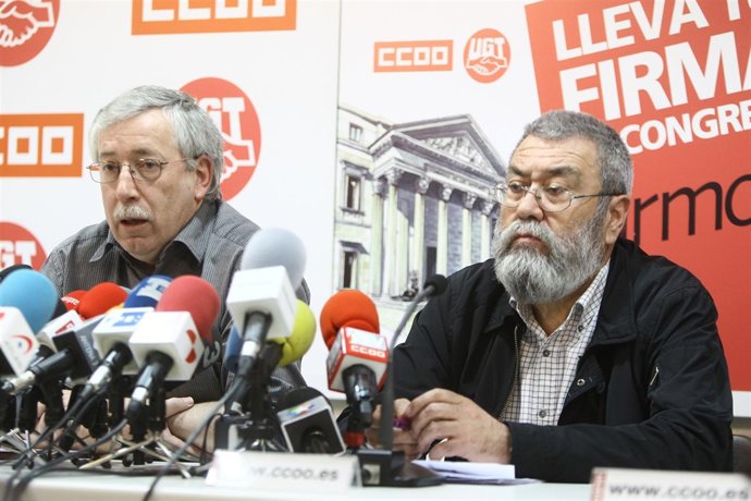 Candido Méndez E Ignacio Fernández Toxo
