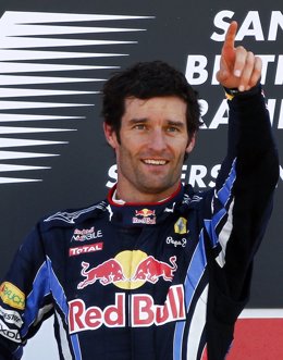 El piloto australiano del equipo Red Bull Mark Webber