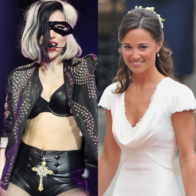 Montaje Lady Gaga Y Pippa Middleton