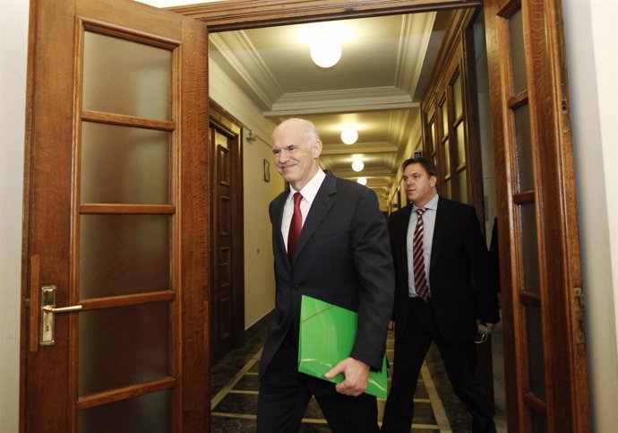 El Presidente Griego Papandreou 