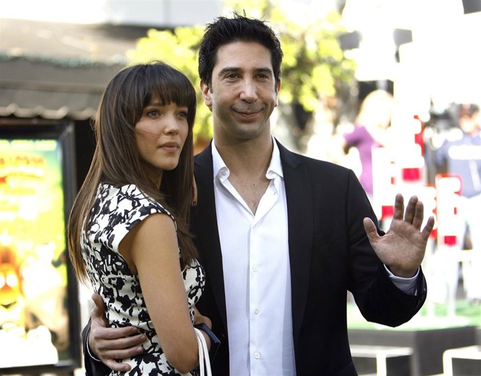 David Schwimmer Y Su Esposa Zoe Buckman