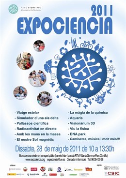 Cartel Anunciador De Expociencia En La UV