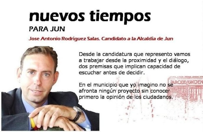 José Antonio Rodríguez Salas, Alcalde De Jun (Granada) 